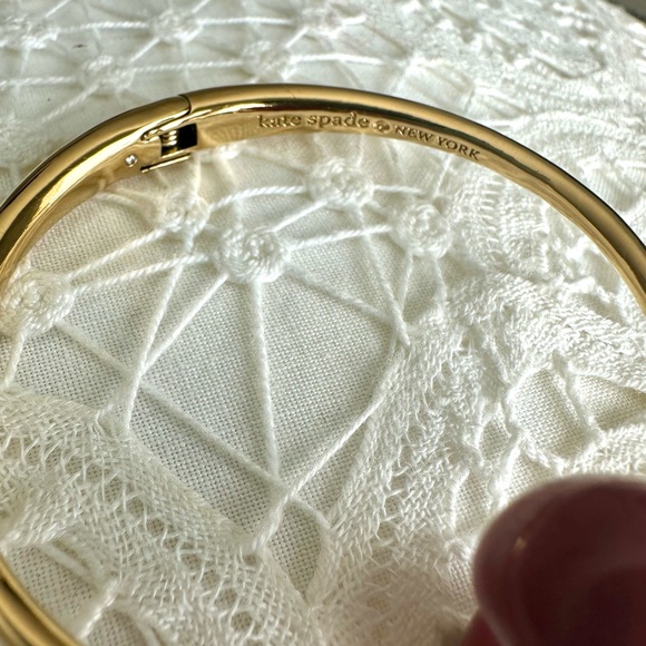 Kate Spade Gold Bracelet with Red and Green Accents - Picture 3 of 4